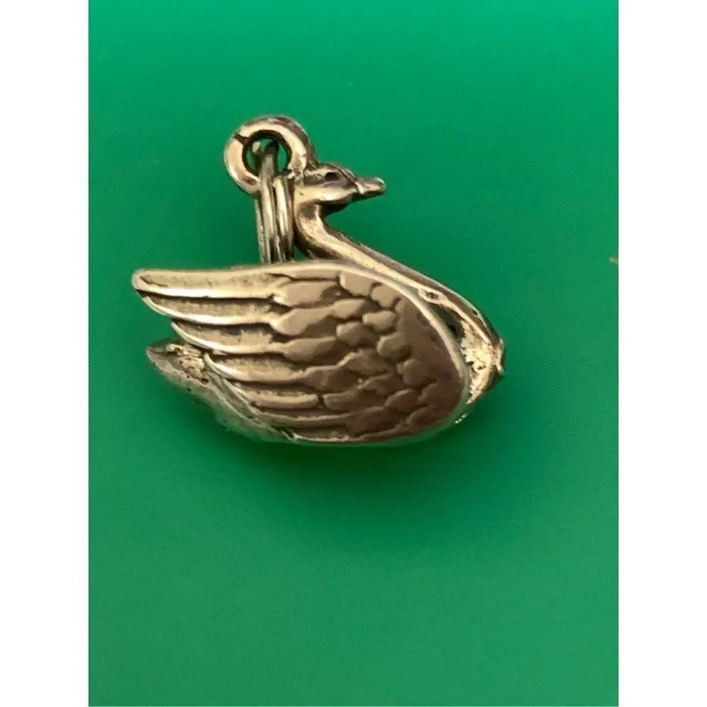 Partridge in a Pear Tree Swan Sterling Silver Jewelry Charm #song #Christmas